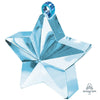 6 oz. BALLOON STAR WEIGHT - LIGHT BLUE - LA Balloons