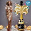 65 inch SPECIAL DELIVERY PARTY CHAMPAGNE - LA Balloons