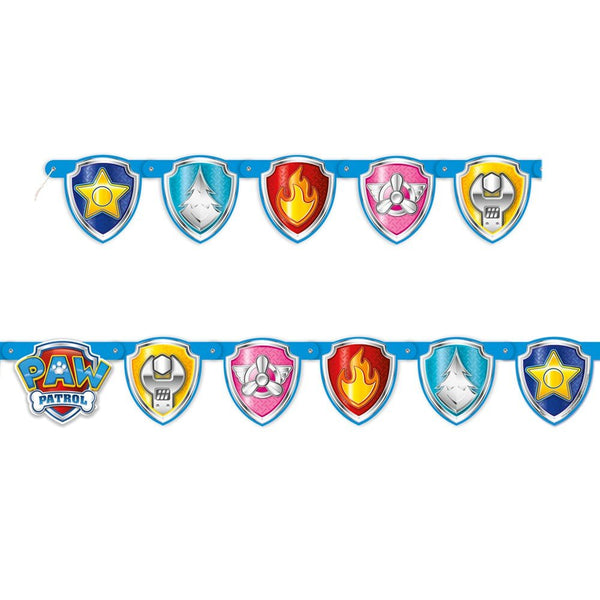 6.5ft PAW PATROL JOINTED HAPPY BIRTHDAY BANNER - LA Balloons