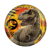 7 inch JURASSIC WORLD 3 ROUND DESSERT PLATES (8 PK) - LA Balloons