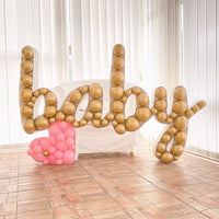 Nikoloon 59 inch SCRIPT - BABY MOSAIC FRAME Party Decoration 88184A-N