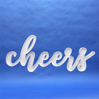 Nikoloon 59 inch SCRIPT CHEERS MOSAIC FRAME Party Decoration 88224-N