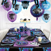9 inch BLACK PANTHER ROUND DINNER PLATES (8 PK) - LA Balloons