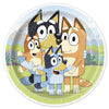 9 inch BLUEY ROUND DINNER PLATES (8 PK) - LA Balloons