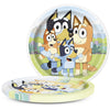 9 inch BLUEY ROUND DINNER PLATES (8 PK) - LA Balloons