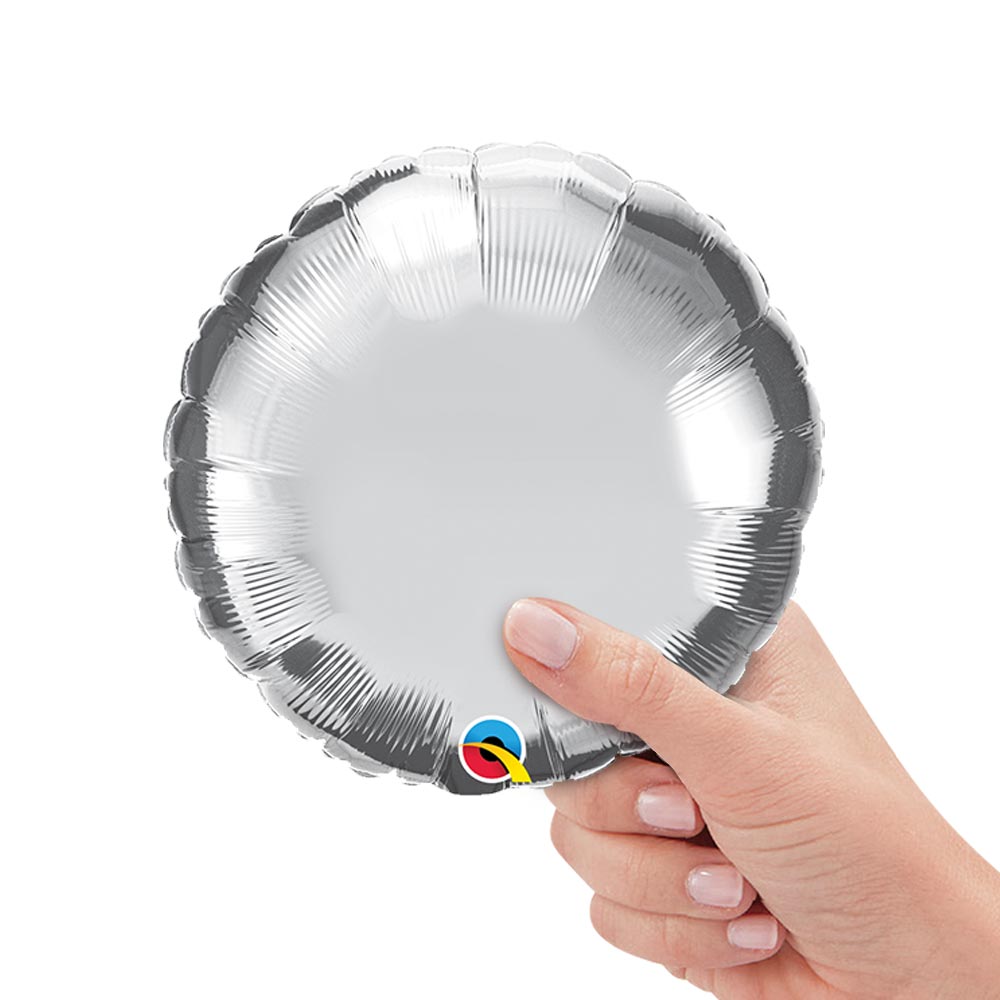 9 inch CIRCLE - SILVER (AIR-FILL ONLY)