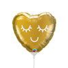 9 inch EYELASHES GOLD (AIR - FILL ONLY) - LA Balloons