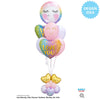 9 inch EYELASHES GOLD (AIR - FILL ONLY) - LA Balloons