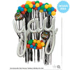 9 inch MINI CONGRATS GRAD SHOOTING STARS (AIR - FILL ONLY) - LA Balloons