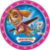 9 inch PAW PATROL GIRL ROUND DINNER PLATES (8 PK) - LA Balloons