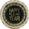 9 inch ROARING NEW YEARS FOIL PLATES (8 PK) - LA Balloons