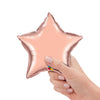 9 inch STAR - ROSE GOLD (AIR - FILL ONLY) - LA Balloons