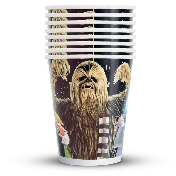 9 oz. STAR WARS CLASSIC PAPER CUPS (8 PK) - LA Balloons