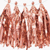 9ft FOIL TASSEL GARLAND - ROSE GOLD - LA Balloons