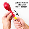 Qualatex 5 inch QUALATEX PINK CHALK - DOUBLE-STUFFING KIT (100 PK) Latex Balloons KT-400166-Q