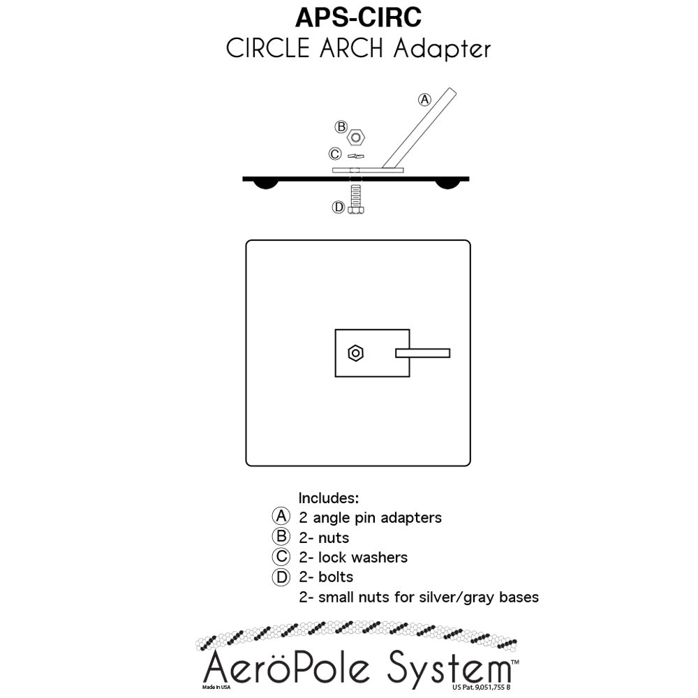 AEROPOLE SYSTEM - CIRCLE ARCH ADAPTER KIT - LA Balloons