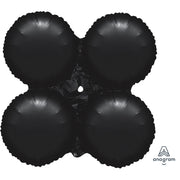 Anagram 13 inch MAGICARCH SMALL - METALLIC BLACK (AIR-FILL ONLY) Foil Balloon 23579-02-A-U