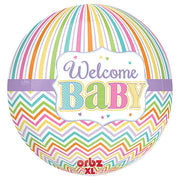 Anagram 16 inch BABY BRIGHTS ORBZ Foil Balloon 30918-01-A-P