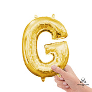 Anagram 16 inch LETTER G - ANAGRAM - GOLD (AIR-FILL ONLY) Foil Balloon 33024-11-A-P
