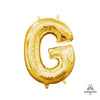 Anagram 16 inch LETTER G - ANAGRAM - GOLD (AIR-FILL ONLY) Foil Balloon 33024-11-A-P