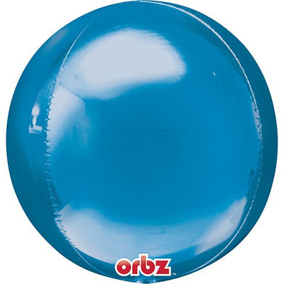 Anagram 16 inch ORBZ - BLUE Foil Balloon 28204-01-A-P