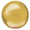 Anagram 16 inch ORBZ - GOLD Foil Balloon