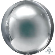 Anagram 16 inch ORBZ - SILVER Foil Balloon