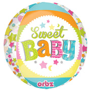 Anagram 16 inch SWEET BABY MOON ORBZ Foil Balloon 30682-01-A-P