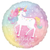 Anagram 17 inch ENCHANTED UNICORN BIRTHDAY Foil Balloon