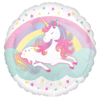 Anagram 17 inch ENCHANTED UNICORN Foil Balloon 42895-02-A-U