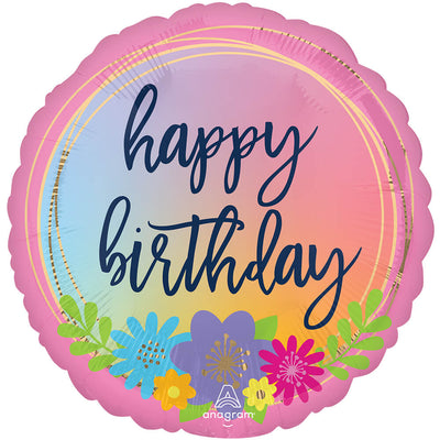 Anagram 17 inch HAPPY BIRTHDAY BOUQUET Foil Balloon 45943-01-A-P