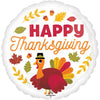 Anagram 17 inch HAPPY THANKSGIVING PILGRIM TURKEY Foil Balloon 44839-02-A-U