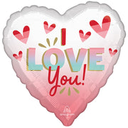 Anagram 17 inch I LOVE YOU DIFFUSED OMBRE Foil Balloon 45110-02-A-U