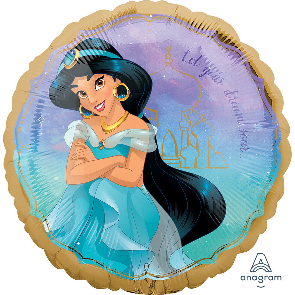 Anagram 17 inch JASMINE ONCE UPON A TIME Foil Balloon 39802-02-A-U