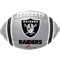Anagram 17 inch NFL LAS VEGAS RAIDERS FOOTBALL TEAM COLORS Foil Balloon 29606-01-A-P