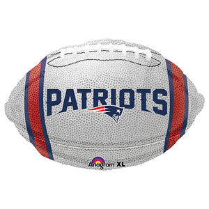 Anagram 17 inch NFL NEW ENGLAND PATRIOTS FOOTBALL TEAM COLORS Foil Balloon