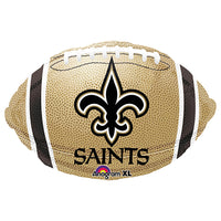 Anagram 17 inch NFL NEW ORLEANS SAINTS FOOTBALL TEAM COLORS Foil Balloon 29594-01-A-P