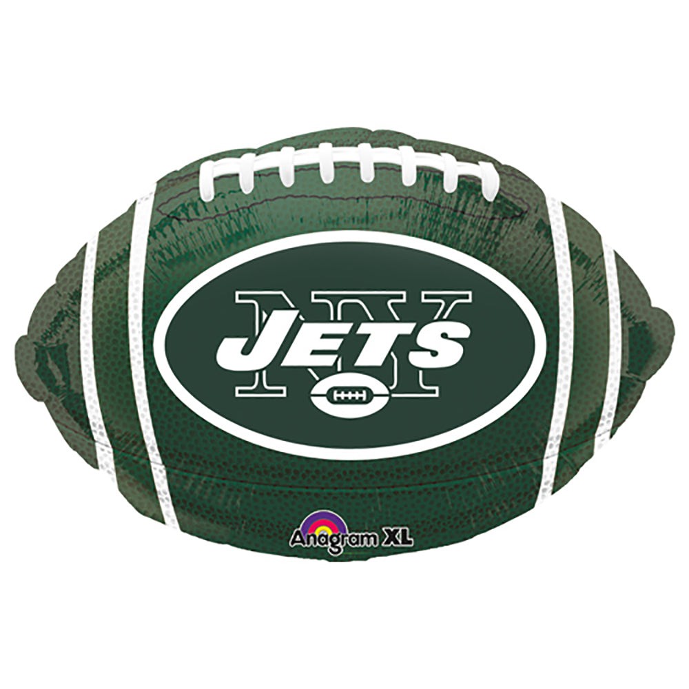 Anagram 17 inch NFL NEW YORK JETS FOOTBALL TEAM COLORS Foil Balloon 29599-01-A-P