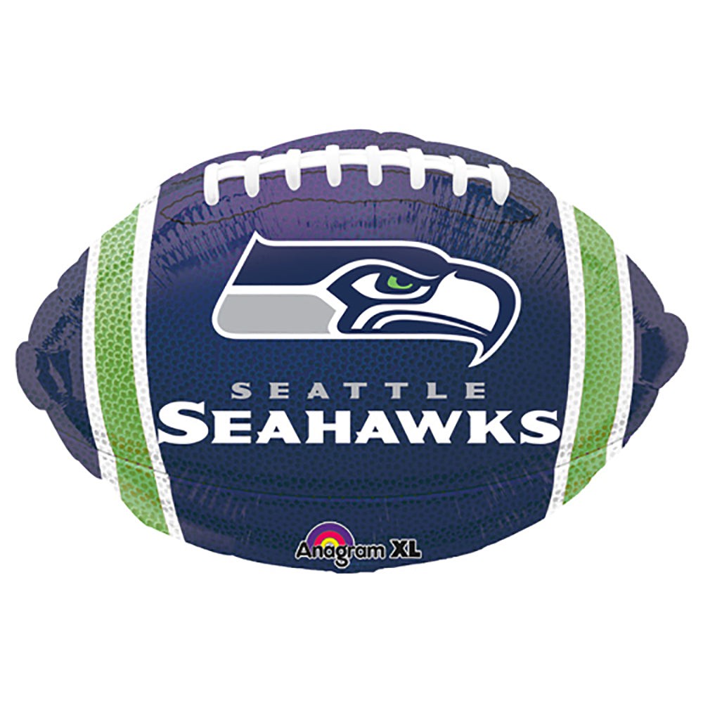 Anagram 17 inch NFL SEATTLE SEAHAWKS FOOTBALL TEAM COLORS Foil Balloon 29610-01-A-P