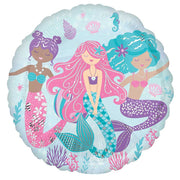 Anagram 17 inch SHIMMERING MERMAID Foil Balloon 42889-02-A-P