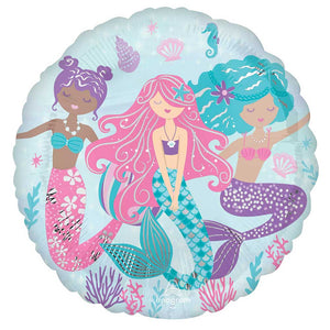 Anagram 17 inch SHIMMERING MERMAID Foil Balloon 42889-02-A-P