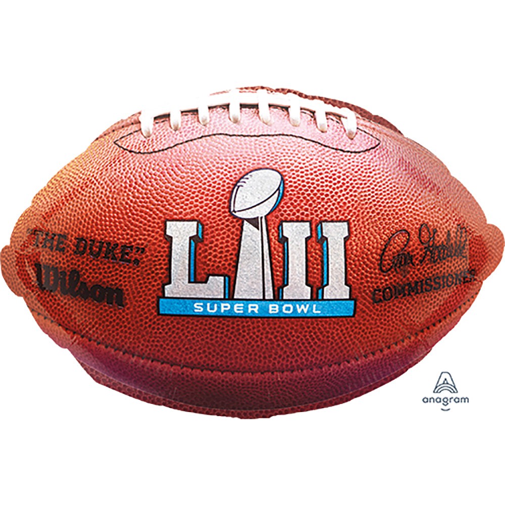 Anagram 18 inch 2018 SUPER BOWL 52 LII NFL LOGO FOOTBALL Foil Balloon 36752-02-A-U