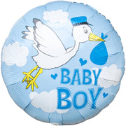 Anagram 18 inch BABY BOY Foil Balloon 29719-02-A-U