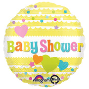 Anagram 18 inch BABY SHOWER YELLOW Foil Balloon 30748-01-A-P