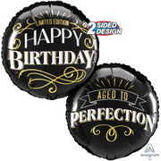 Anagram 18 inch BETTER WITH AGE Foil Balloon 44775-02-A-U