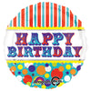 Anagram 18 inch BIG TOP HAPPY BIRTHDAY Foil Balloon 28711-02-A-U