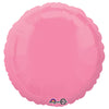 Anagram 18 inch CIRCLE - BRIGHT BUBBLE GUM PINK Foil Balloon 23011-02-A-U