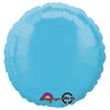 Anagram 18 inch CIRCLE - CARIBBEAN BLUE Foil Balloon 23009-02-A-U