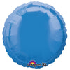 Anagram 18 inch CIRCLE - PERIWINKLE Foil Balloon 22437-02-A-U