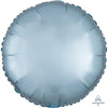 Anagram 18 inch CIRCLE - SATIN LUXE PASTEL BLUE Foil Balloon 39910-02-A-U